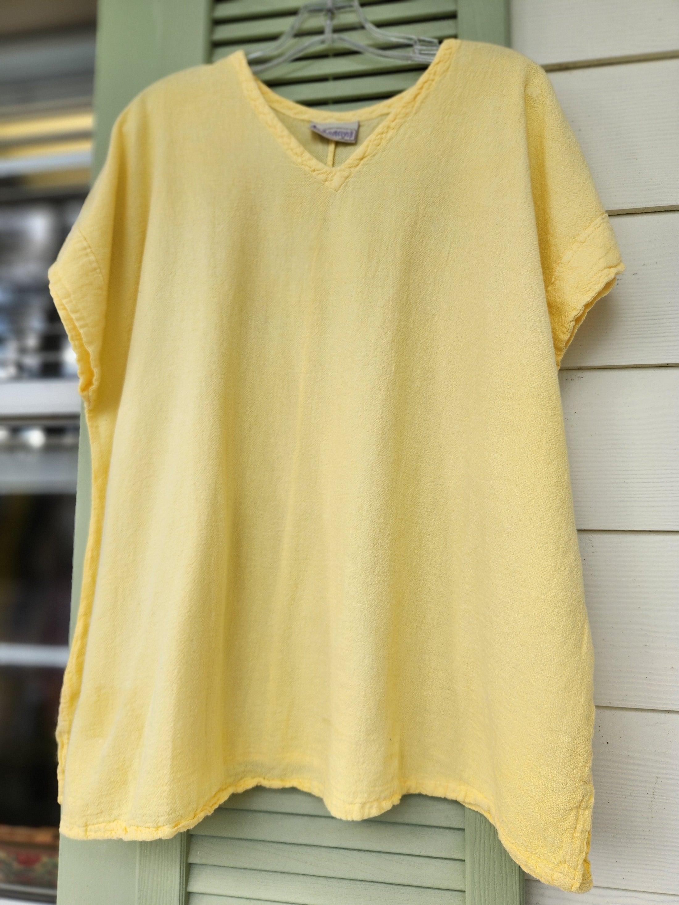 Carla 100% Cotton Gauze Top in OSFM Sale