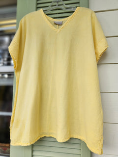 Carla 100% Cotton Gauze Top in OSFM Sale