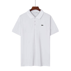 Lacoste White T-Shirt with Collar