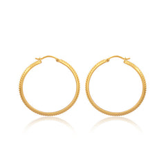 Studded Hoop Earrings