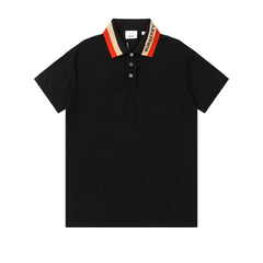 Burberry Logo Detail Cotton Piqué Polo Shirt