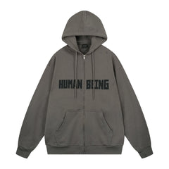 Balenciaga  human being zip hoodie