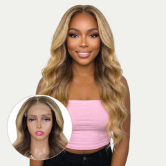 Raw Aubrey Glueless 5x5 HD Lace Professionally Colored 100% Human Hair Closure Wig