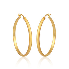 Matte Hoop Earrings