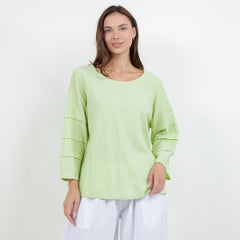 Women's Cotton Gauze Sabrina Top
