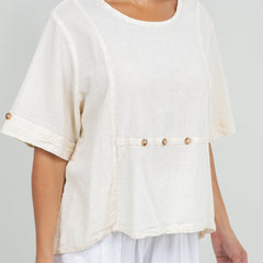 Women's 100% Cotton Gauze Kira Top