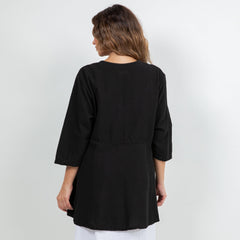 Chinatown Elbow Length Cotton Gauze Jacket