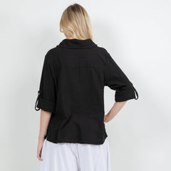 Sloanne Button-Up  100% Cotton Gauze