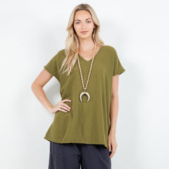 Betsy Top 100% Cotton Gauze