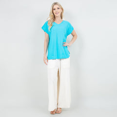 Carla 100% Cotton Gauze Top in OSFM Sale