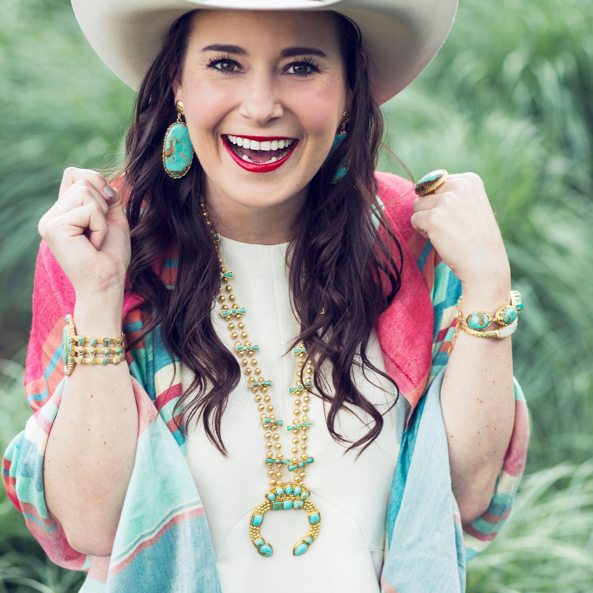 Southwestern Squash Blossom Necklace