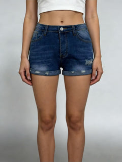 Slim Sexy Slim Fit Ripped Tassel Women Denim Shorts