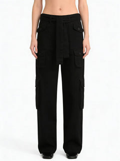 Sexy Loose Oversized Pants Wide Leg Pants Straight Retro Workwear Women Jeans