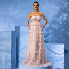 Women Elegant Cake Dress Style Dress