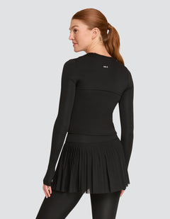 Jorja Long Sleeve Shrug - Onyx Black