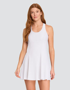 Meghan 32" Dress - Chalk White