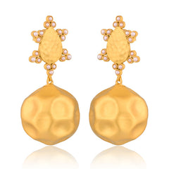Playa del Sol Drop Earrings - Pearl