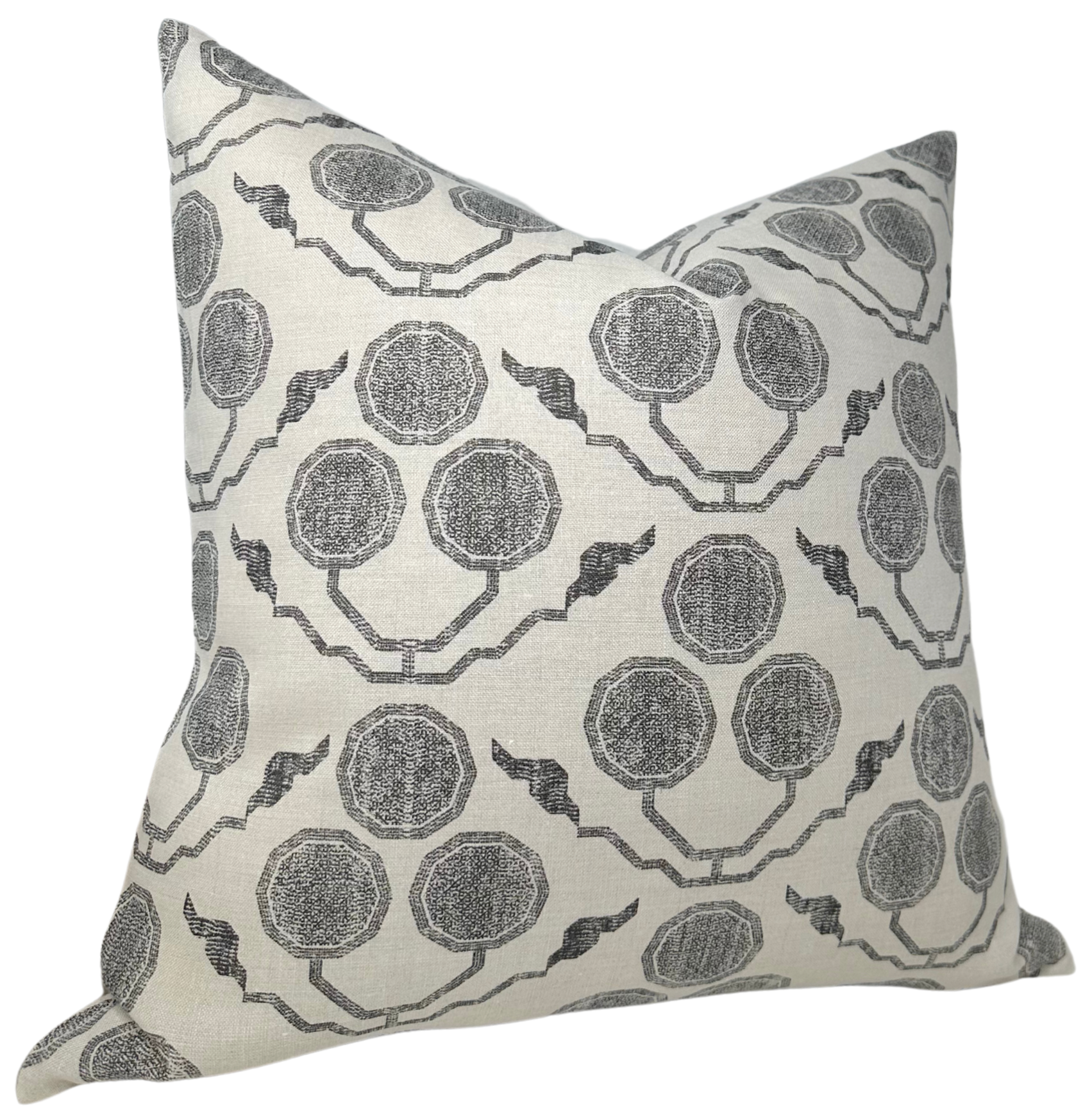 Pommia Pillow Cover in Kohl, Susan Connor Textiles