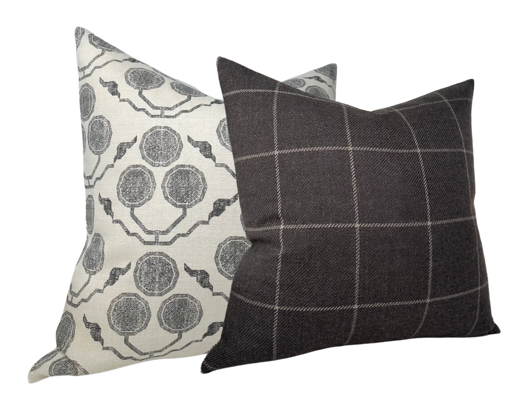 Pommia Pillow Cover in Kohl, Susan Connor Textiles