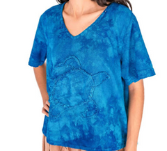 Women's 100% Cotton Gauze Turtle Top