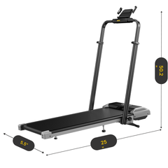 Toputure TP6 Treadmill with Adjustable Handles