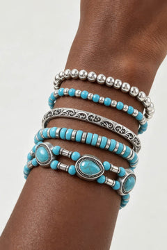 Antique Teardrop Beaded Bracelet