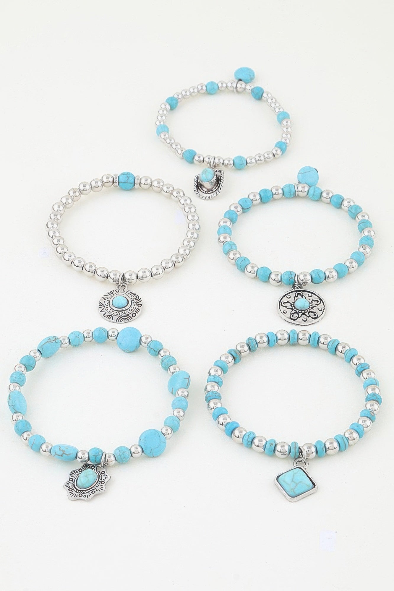 Antique Summer Hat Beaded Bracelet