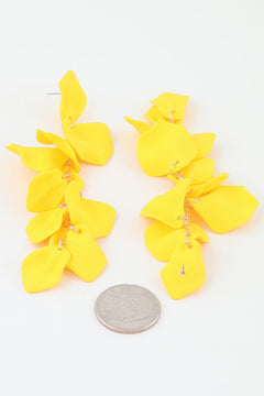 Bright Petal Blossom Drop Earrings