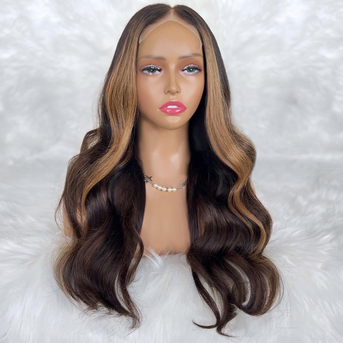 Raw Zaria Glueless 5x5 HD Lace Professionally Colored 100% Human Hair Closure Wig
