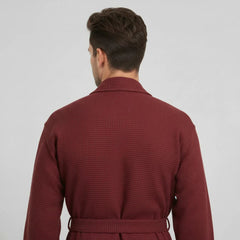 Waffle Spa Bathrobe for Men -  Absorbent, Lightweight
