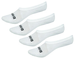 Super Low Cut No Show Bamboo Rayon Socks - 4 Pair