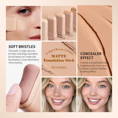 Lakerain® Matte Fix Foundation Stick Pro