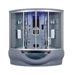 Maya Bath Platinum Superior Steam Shower With Foot Massager (SAK57392)