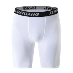 Men's Plus Size Sports Shorts | Black and White Elastic Waist Activewear