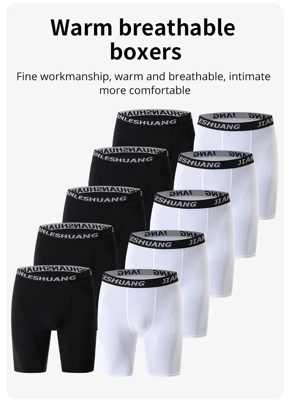 Men's Plus Size Sports Shorts | Black and White Elastic Waist Activewear