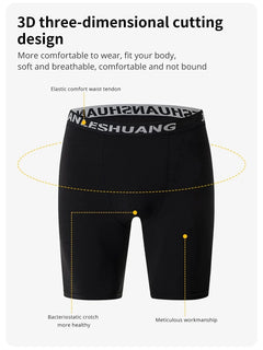 Men's Plus Size Sports Shorts | Black and White Elastic Waist Activewear