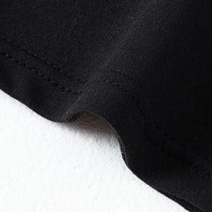 Men's Plus Size Sports Shorts | Black and White Elastic Waist Activewear
